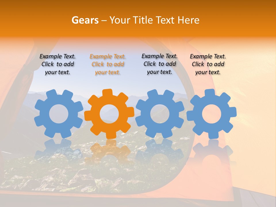 Sky View Panoramic PowerPoint Template