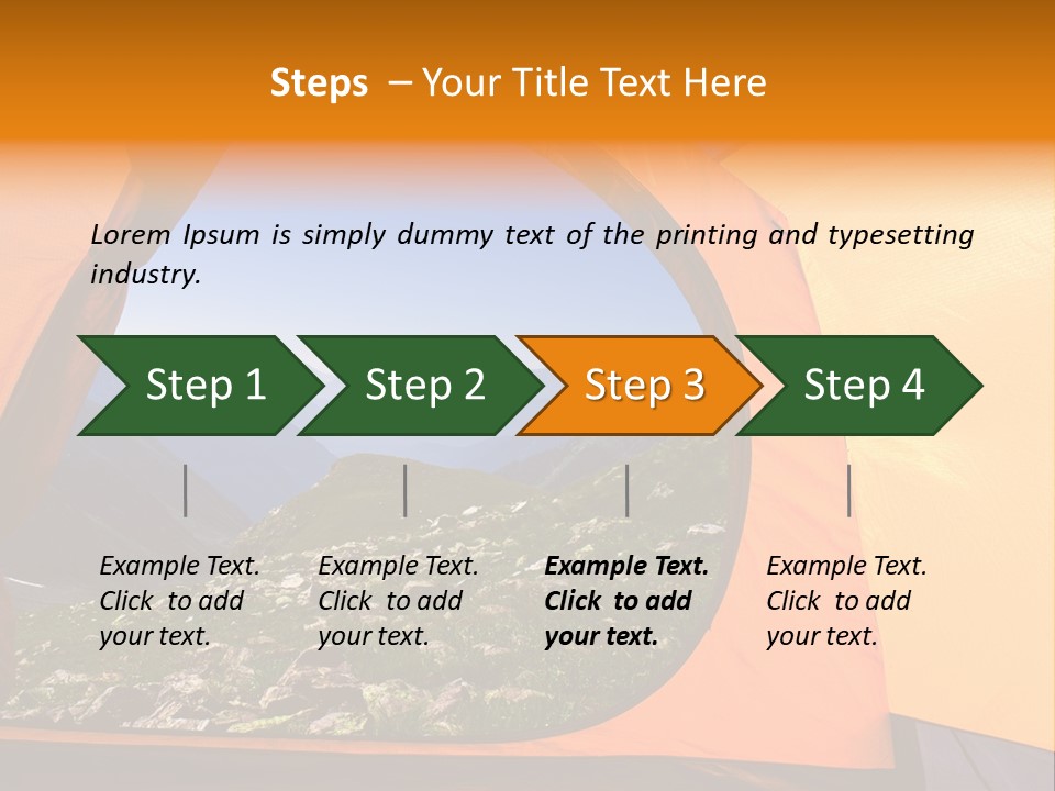 Sky View Panoramic PowerPoint Template