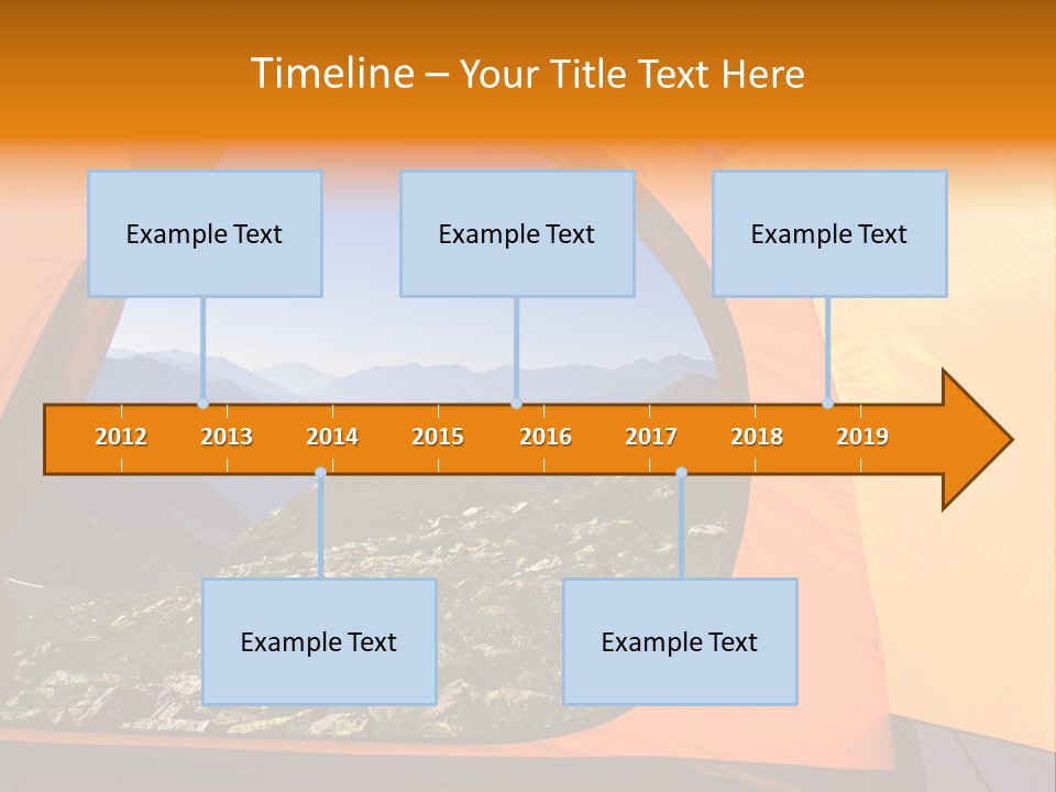 Sky View Panoramic PowerPoint Template
