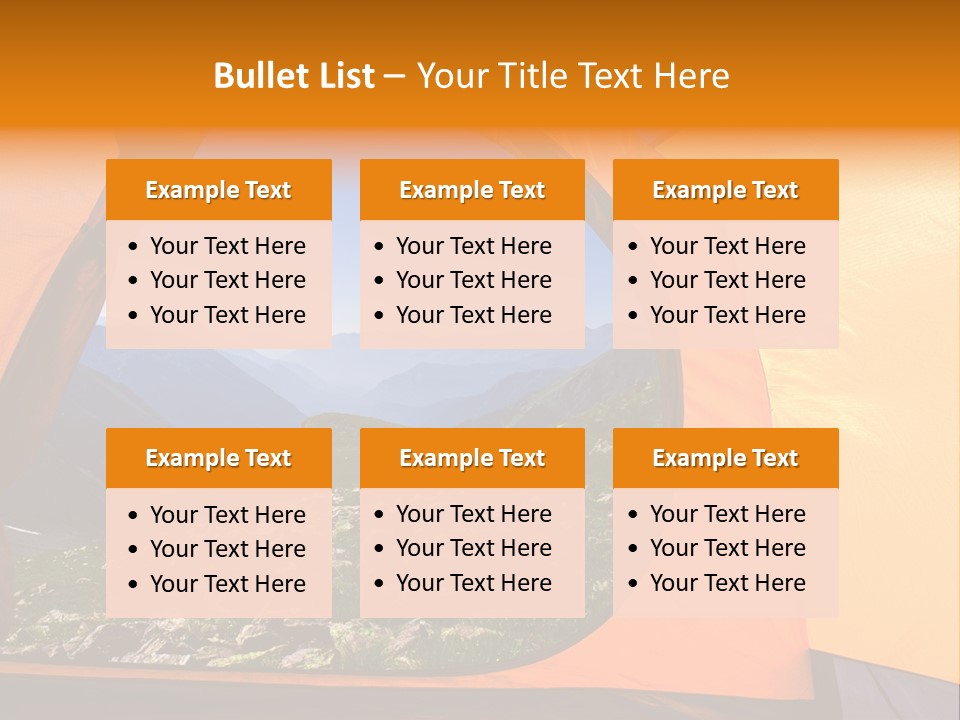 Sky View Panoramic PowerPoint Template