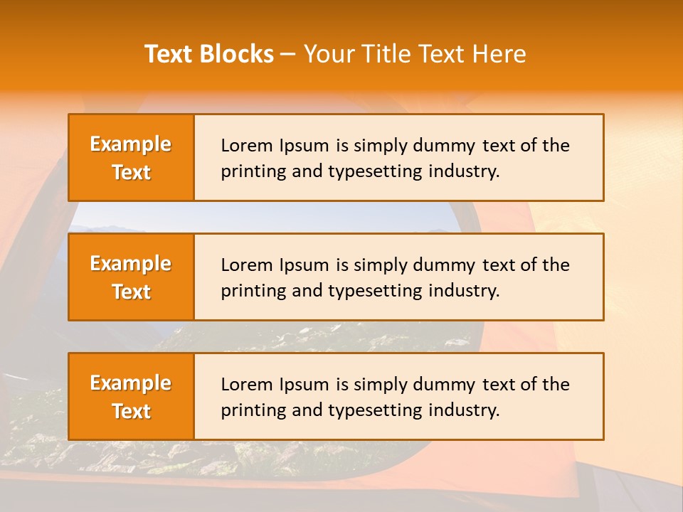 Sky View Panoramic PowerPoint Template