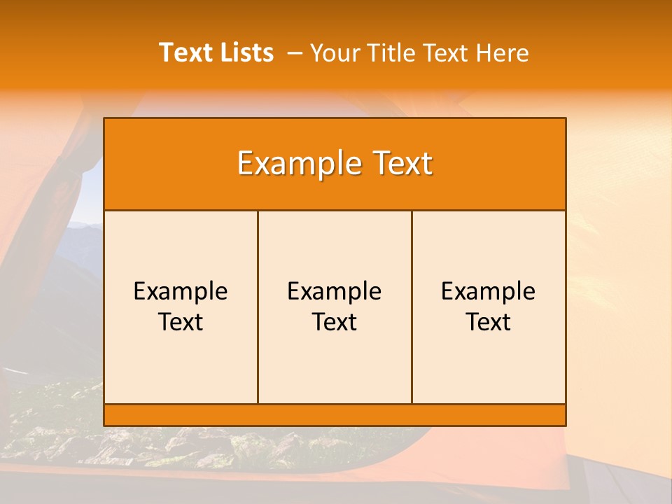 Sky View Panoramic PowerPoint Template