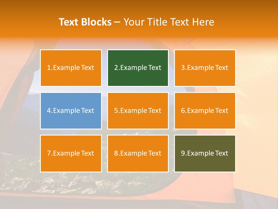 Sky View Panoramic PowerPoint Template
