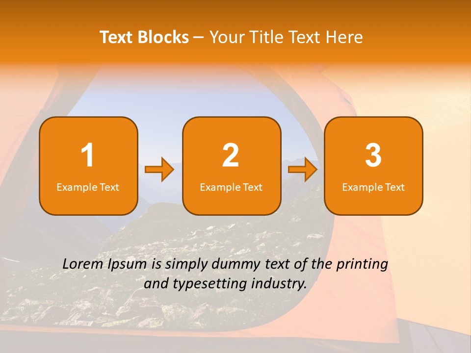 Sky View Panoramic PowerPoint Template
