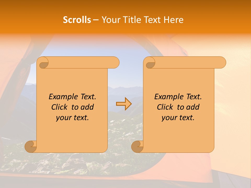 Sky View Panoramic PowerPoint Template