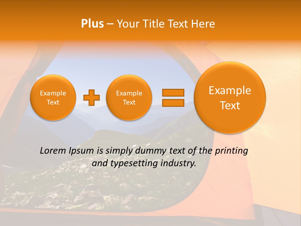 Sky View Panoramic PowerPoint Template