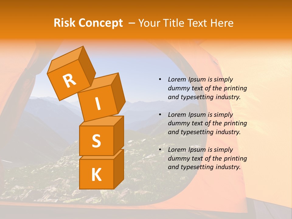 Sky View Panoramic PowerPoint Template