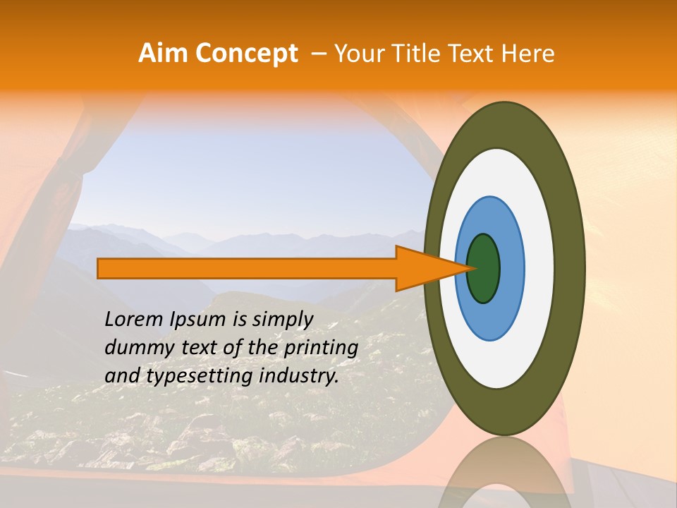 Sky View Panoramic PowerPoint Template