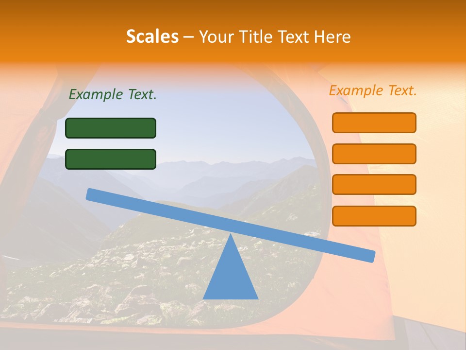 Sky View Panoramic PowerPoint Template