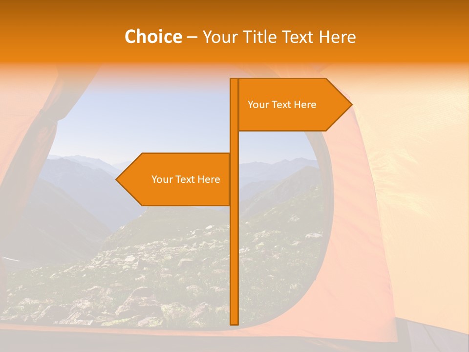 Sky View Panoramic PowerPoint Template