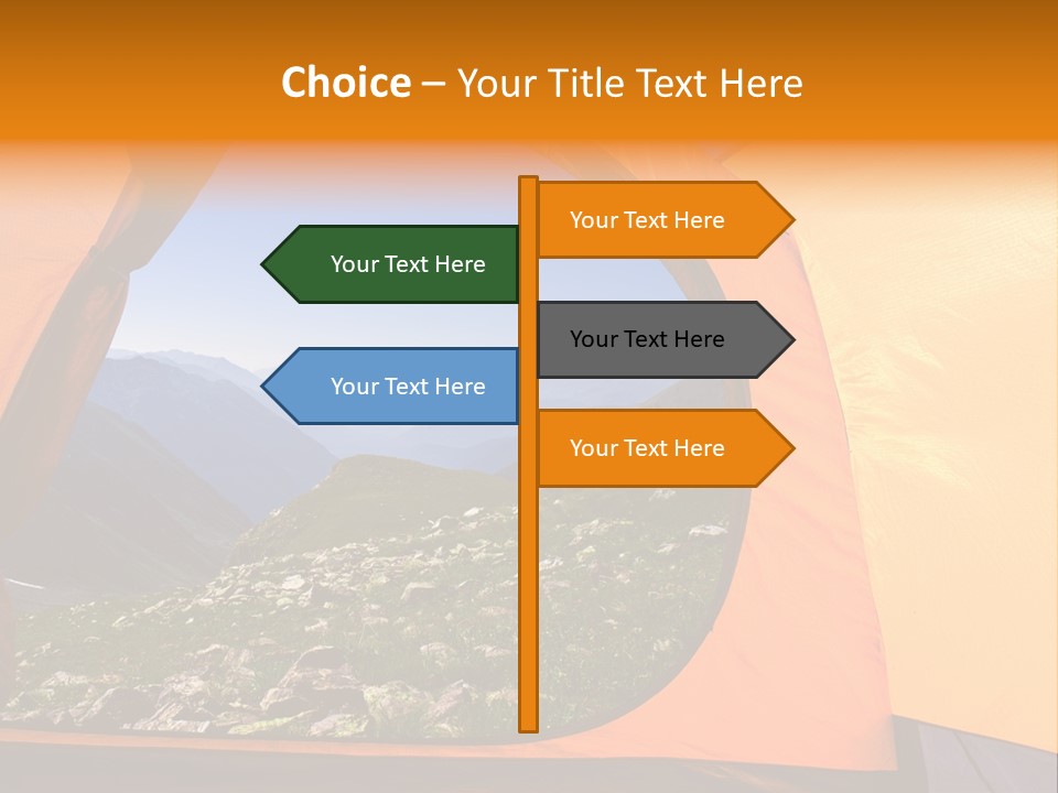 Sky View Panoramic PowerPoint Template