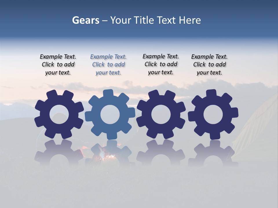 Active Trekking Tourism PowerPoint Template