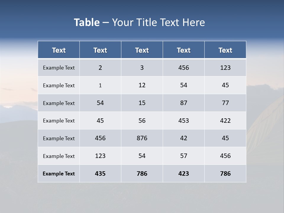 Active Trekking Tourism PowerPoint Template