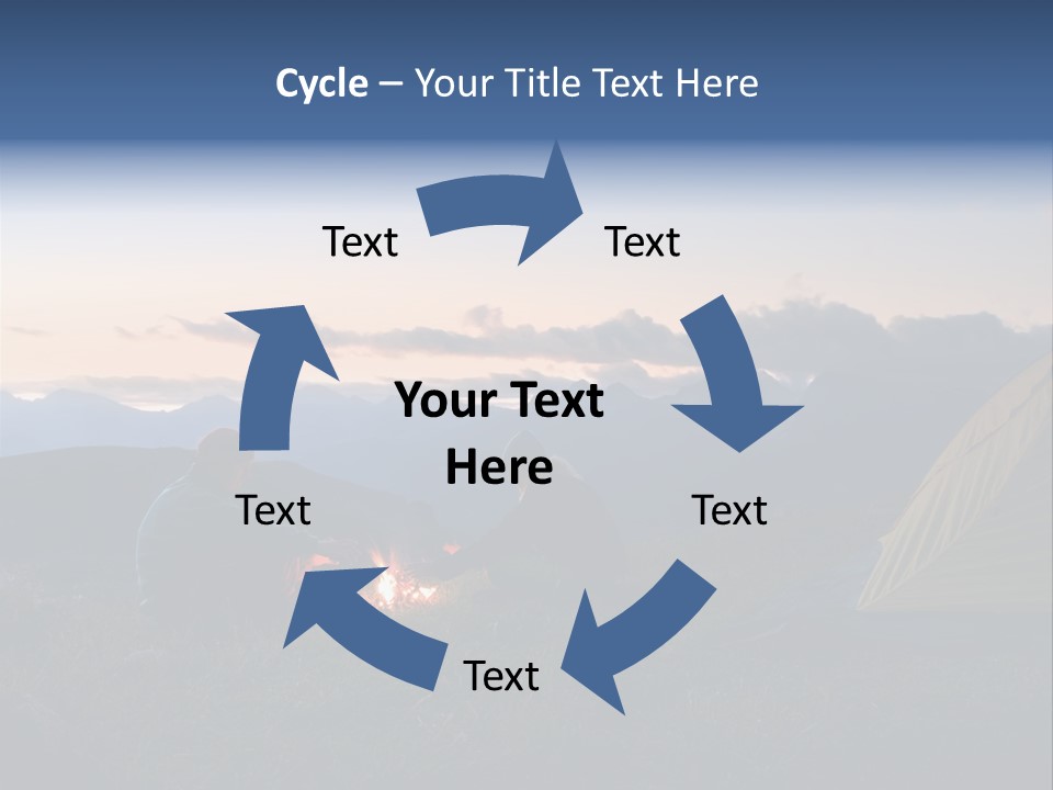 Active Trekking Tourism PowerPoint Template