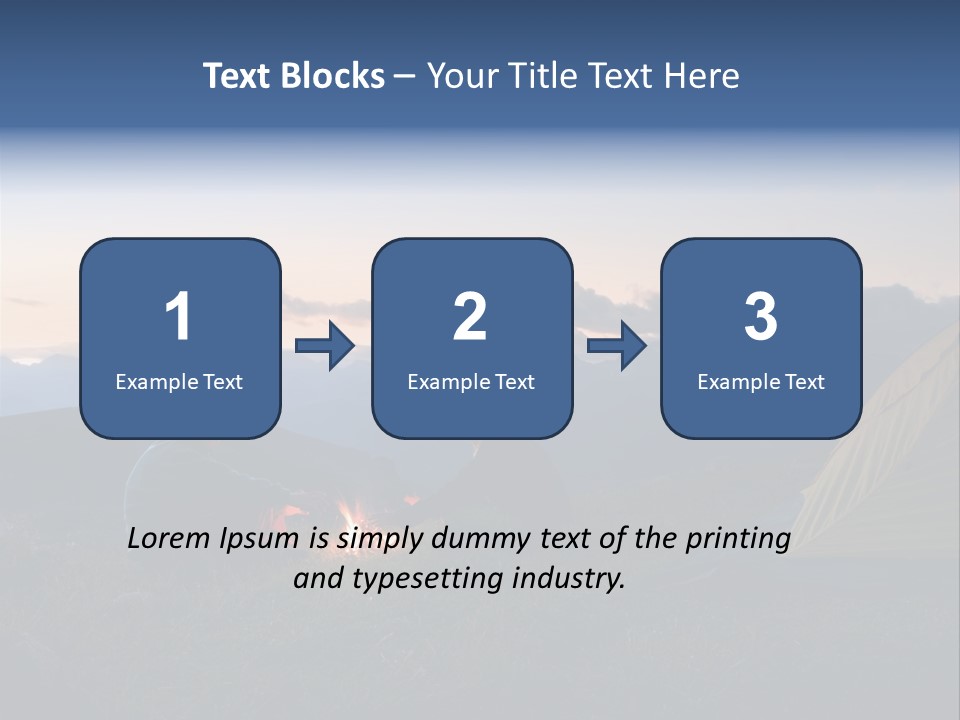 Active Trekking Tourism PowerPoint Template
