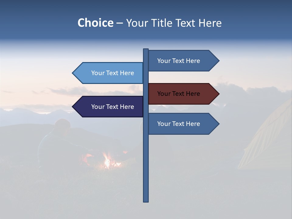 Active Trekking Tourism PowerPoint Template