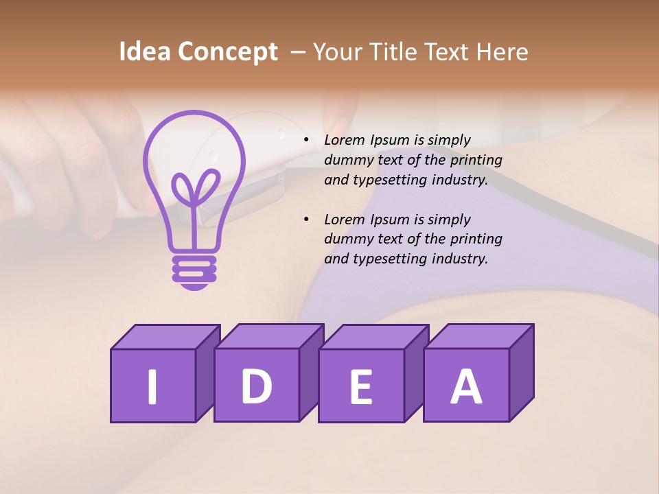 Underwear Fresh Apparatus PowerPoint Template