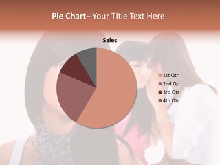 Expression Brunette Discussing PowerPoint Template