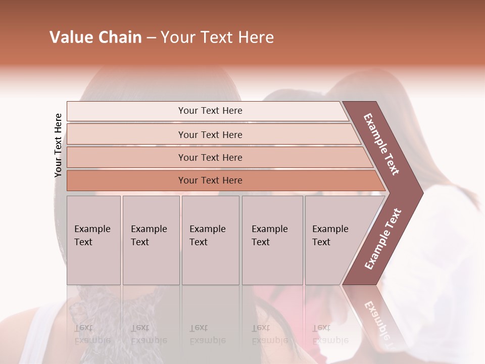 Expression Brunette Discussing PowerPoint Template
