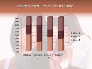 Expression Brunette Discussing PowerPoint Template