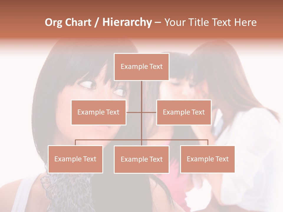 Expression Brunette Discussing PowerPoint Template