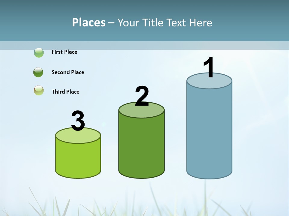 Sun Summer Tree PowerPoint Template