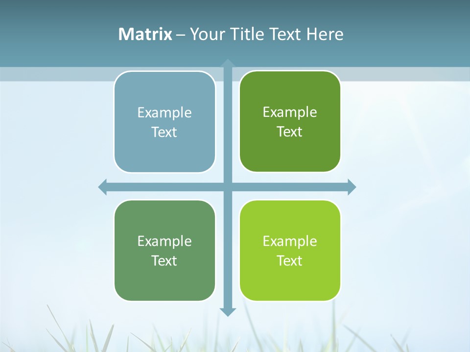 Sun Summer Tree PowerPoint Template
