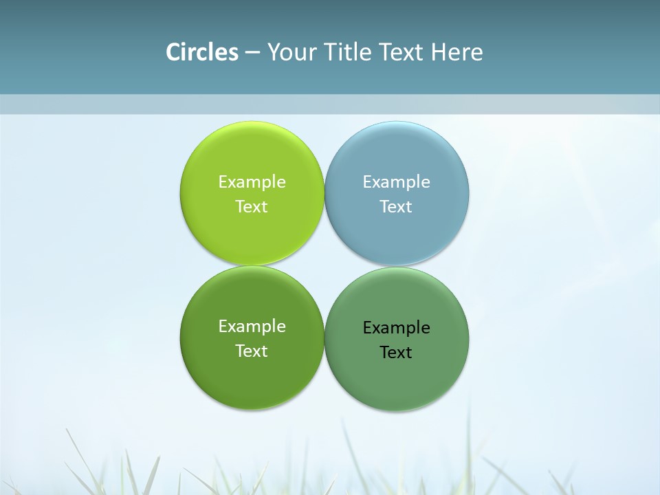 Sun Summer Tree PowerPoint Template