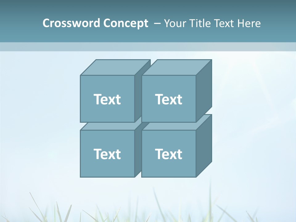 Sun Summer Tree PowerPoint Template