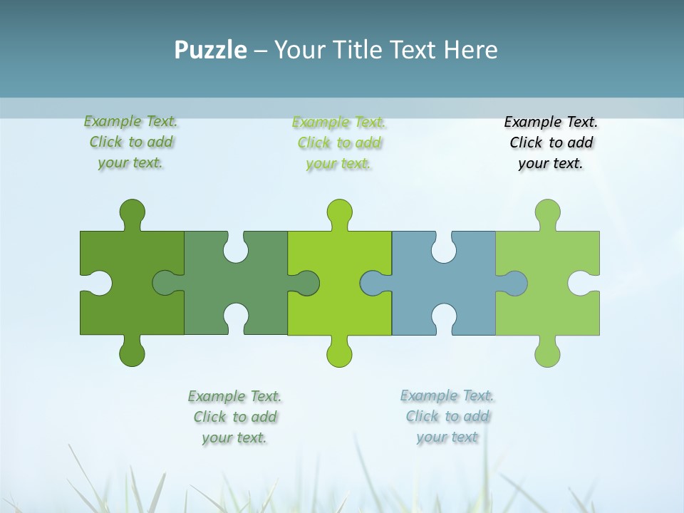 Sun Summer Tree PowerPoint Template