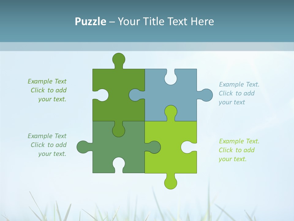 Sun Summer Tree PowerPoint Template