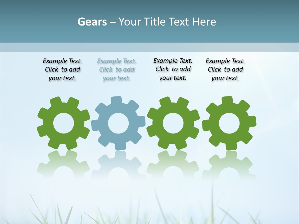 Sun Summer Tree PowerPoint Template