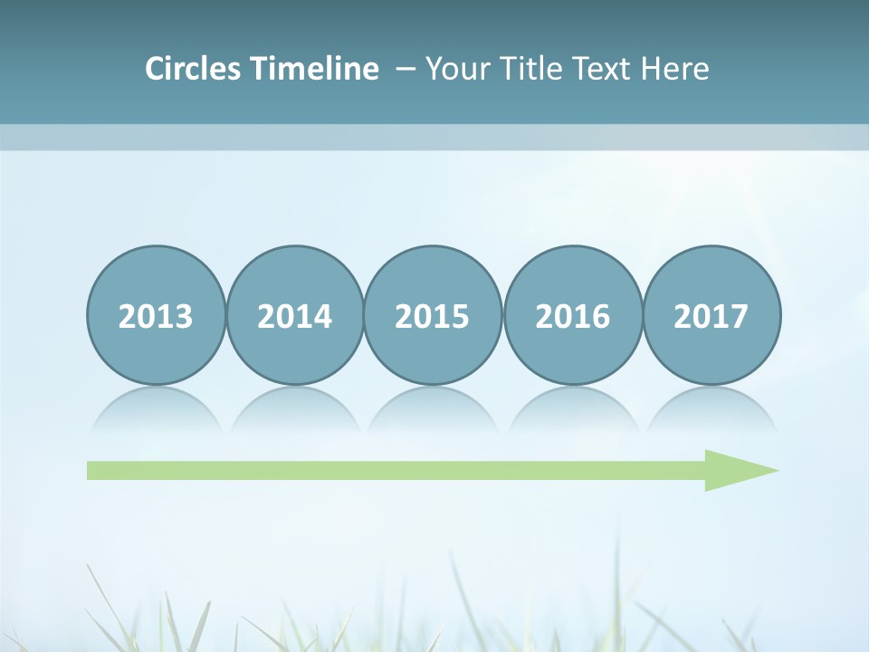 Sun Summer Tree PowerPoint Template