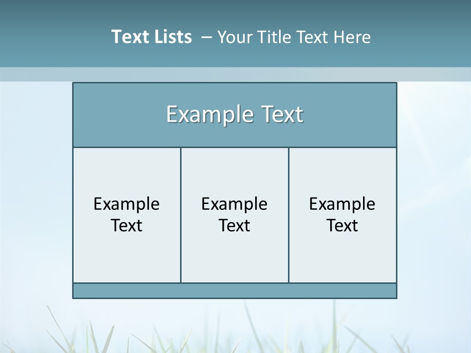 Sun Summer Tree PowerPoint Template