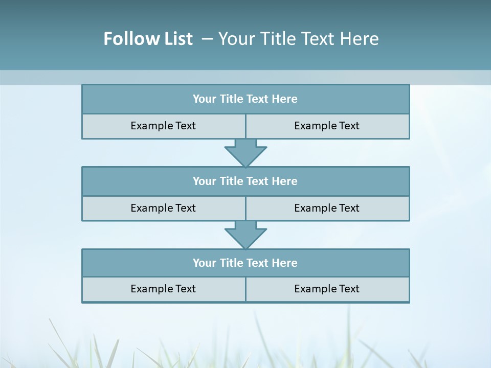 Sun Summer Tree PowerPoint Template