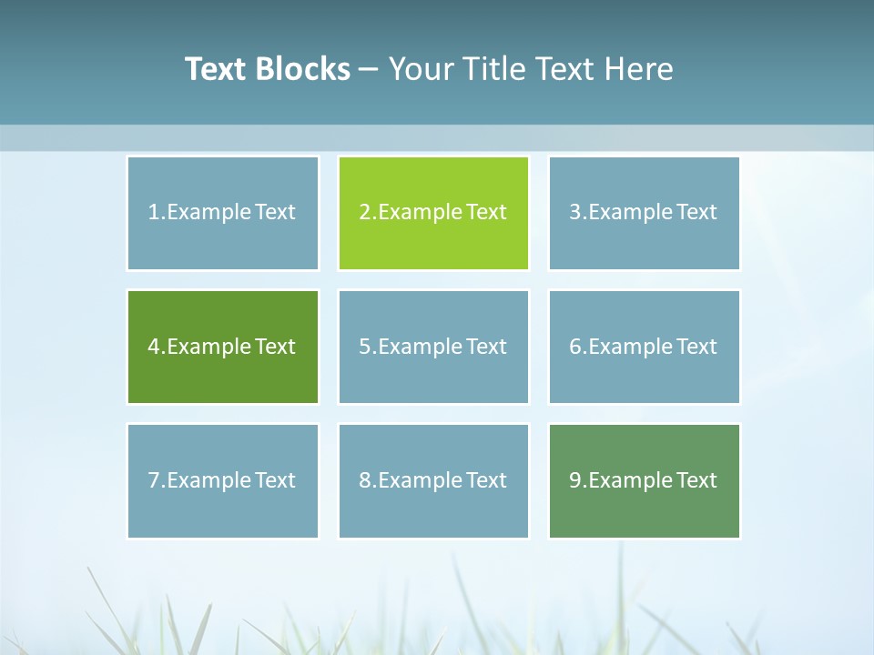 Sun Summer Tree PowerPoint Template