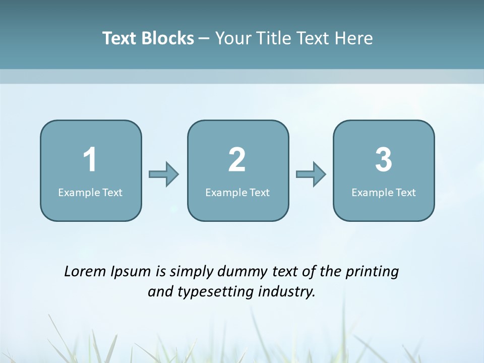 Sun Summer Tree PowerPoint Template
