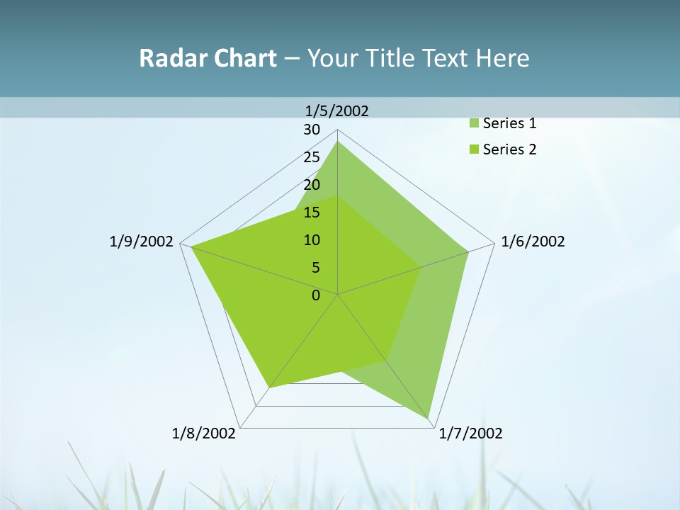 Sun Summer Tree PowerPoint Template