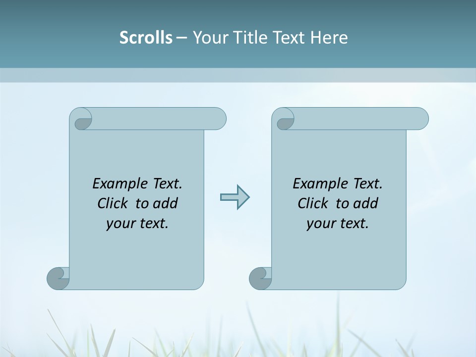 Sun Summer Tree PowerPoint Template