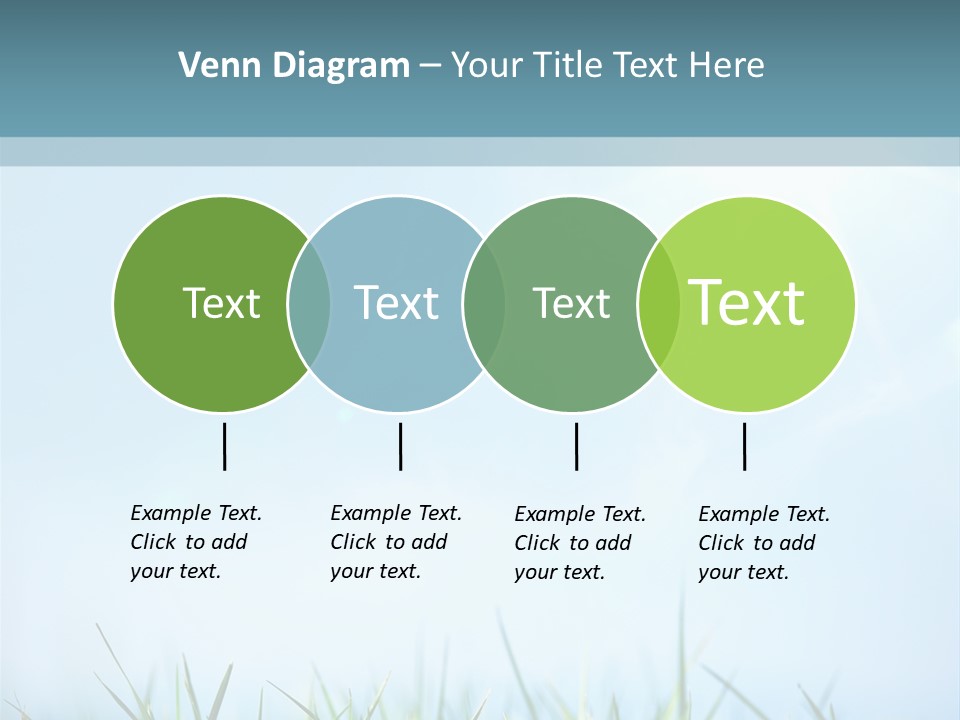 Sun Summer Tree PowerPoint Template
