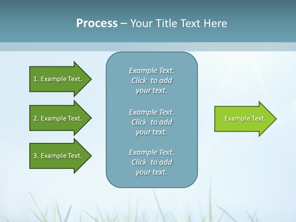 Sun Summer Tree PowerPoint Template