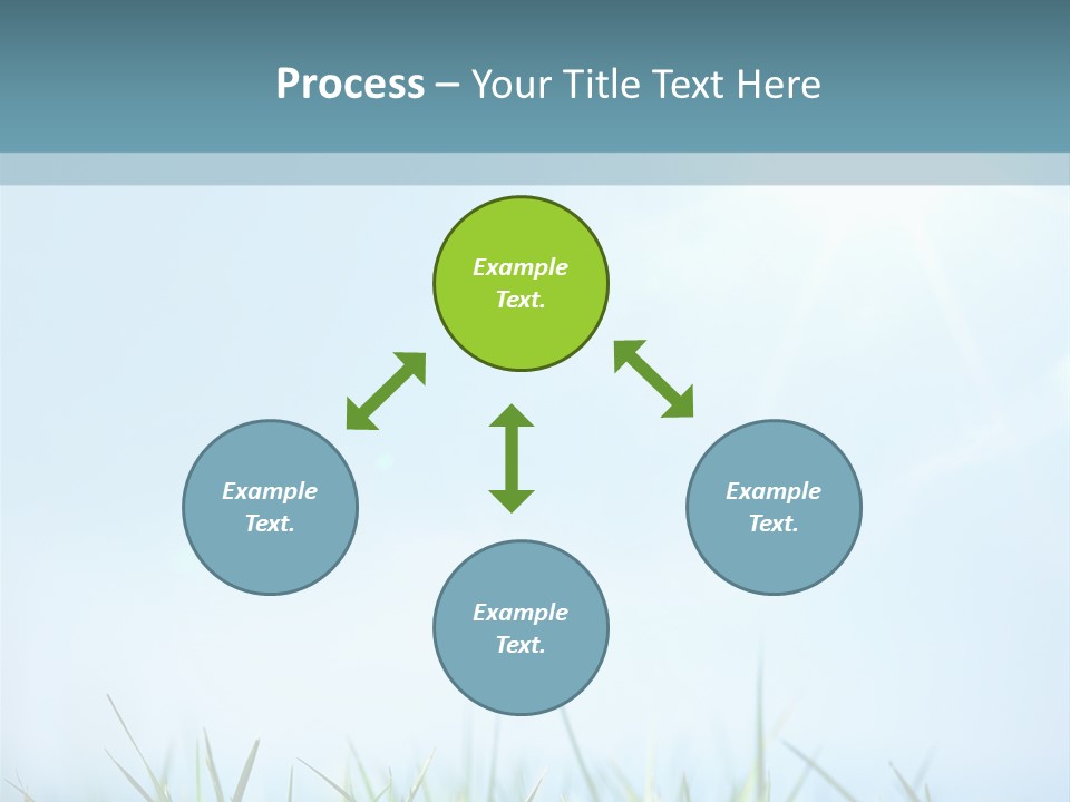 Sun Summer Tree PowerPoint Template