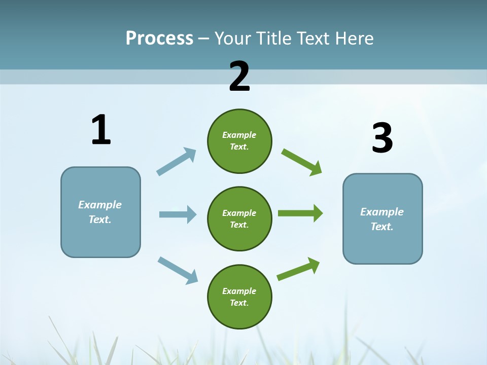 Sun Summer Tree PowerPoint Template