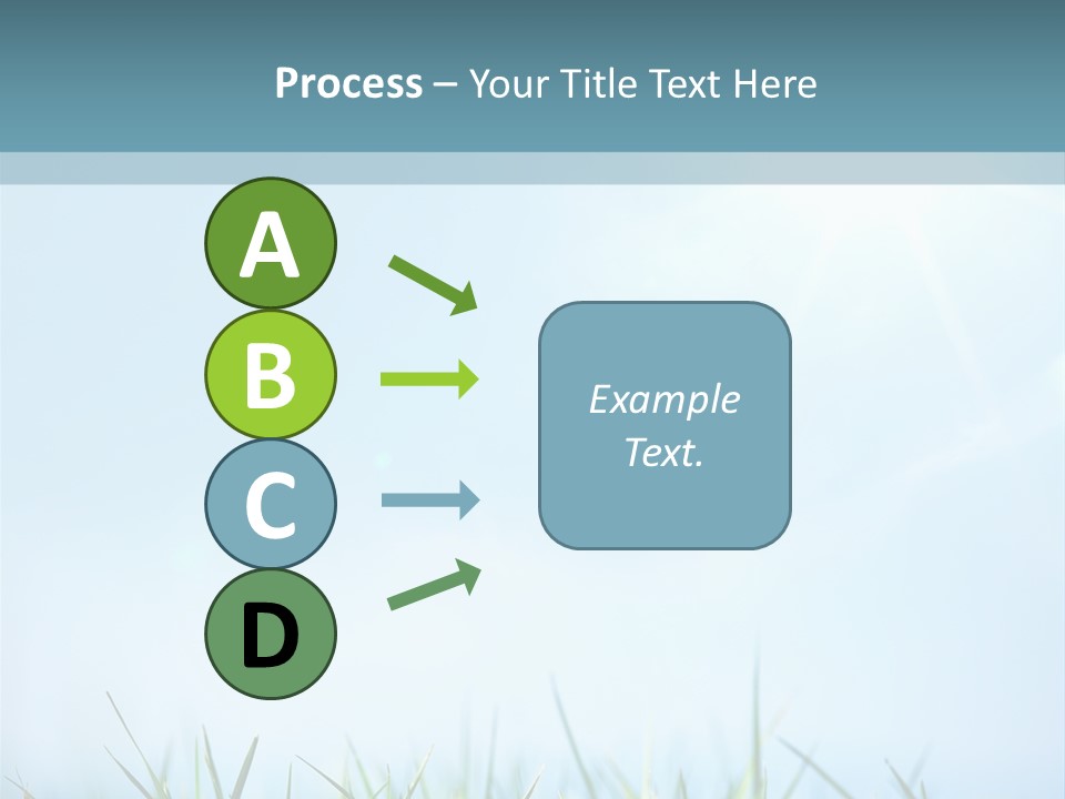 Sun Summer Tree PowerPoint Template