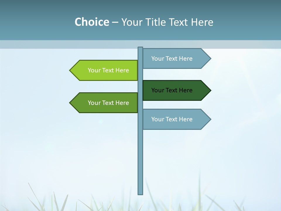 Sun Summer Tree PowerPoint Template