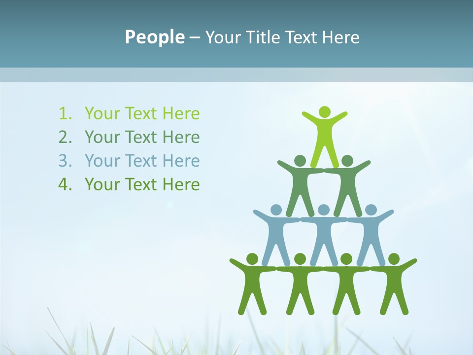Sun Summer Tree PowerPoint Template