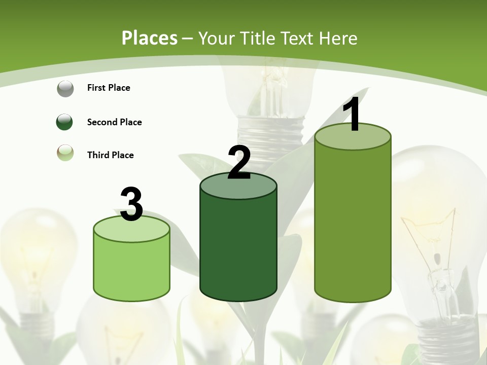 Solution Illuminated Grass PowerPoint Template