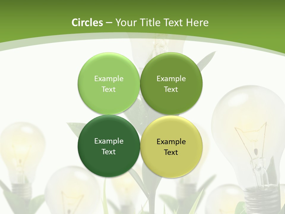 Solution Illuminated Grass PowerPoint Template