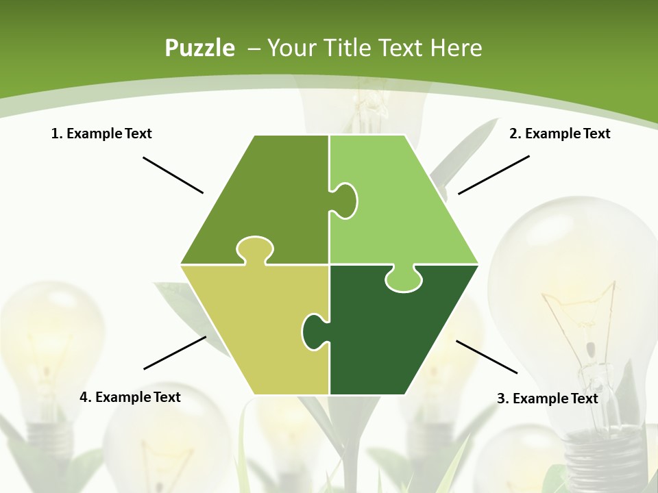 Solution Illuminated Grass PowerPoint Template