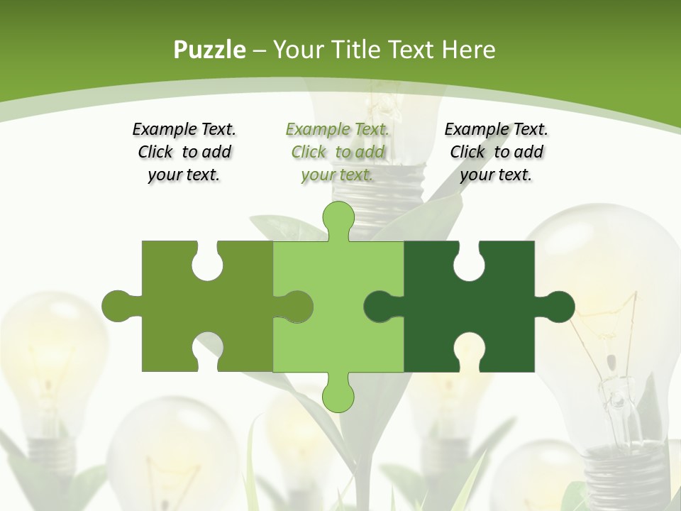 Solution Illuminated Grass PowerPoint Template